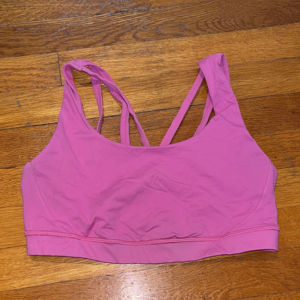Lululemon Energy Bra (Exhale) in Pink Paradise